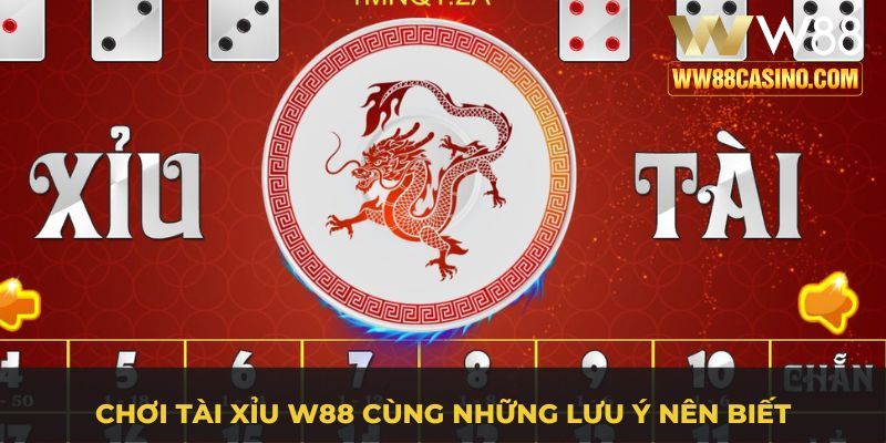 Chơi Tài xỉu W88 cùng những lưu ý nên biết Chơi Tài xỉu W88 cùng những lưu ý nên biết