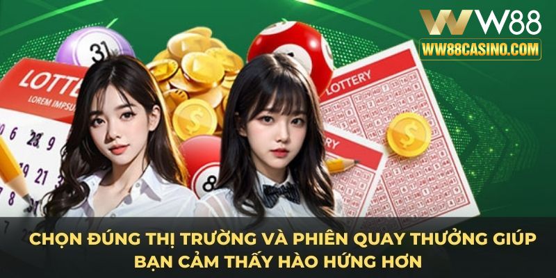 Chọn đúng thị trường và phiên quay thưởng giúp bạn cảm thấy hào hứng hơn Chọn đúng thị trường và phiên quay thưởng giúp bạn cảm thấy hào hứng hơn